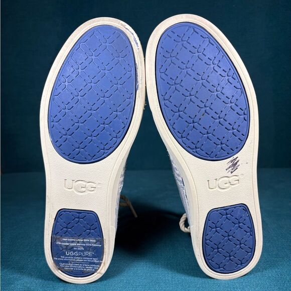 Size 8 - Women’s UGG Ryan II blue stripes shoes - Picture 7 of 8